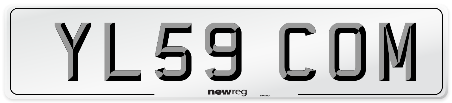YL59 COM Number Plate from New Reg